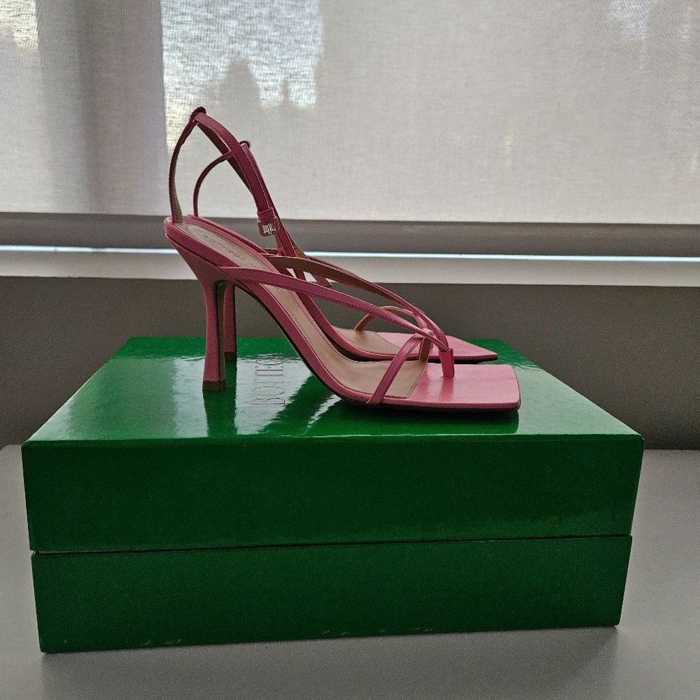 BOTTEGA VENETA Stretch leather heel sandals